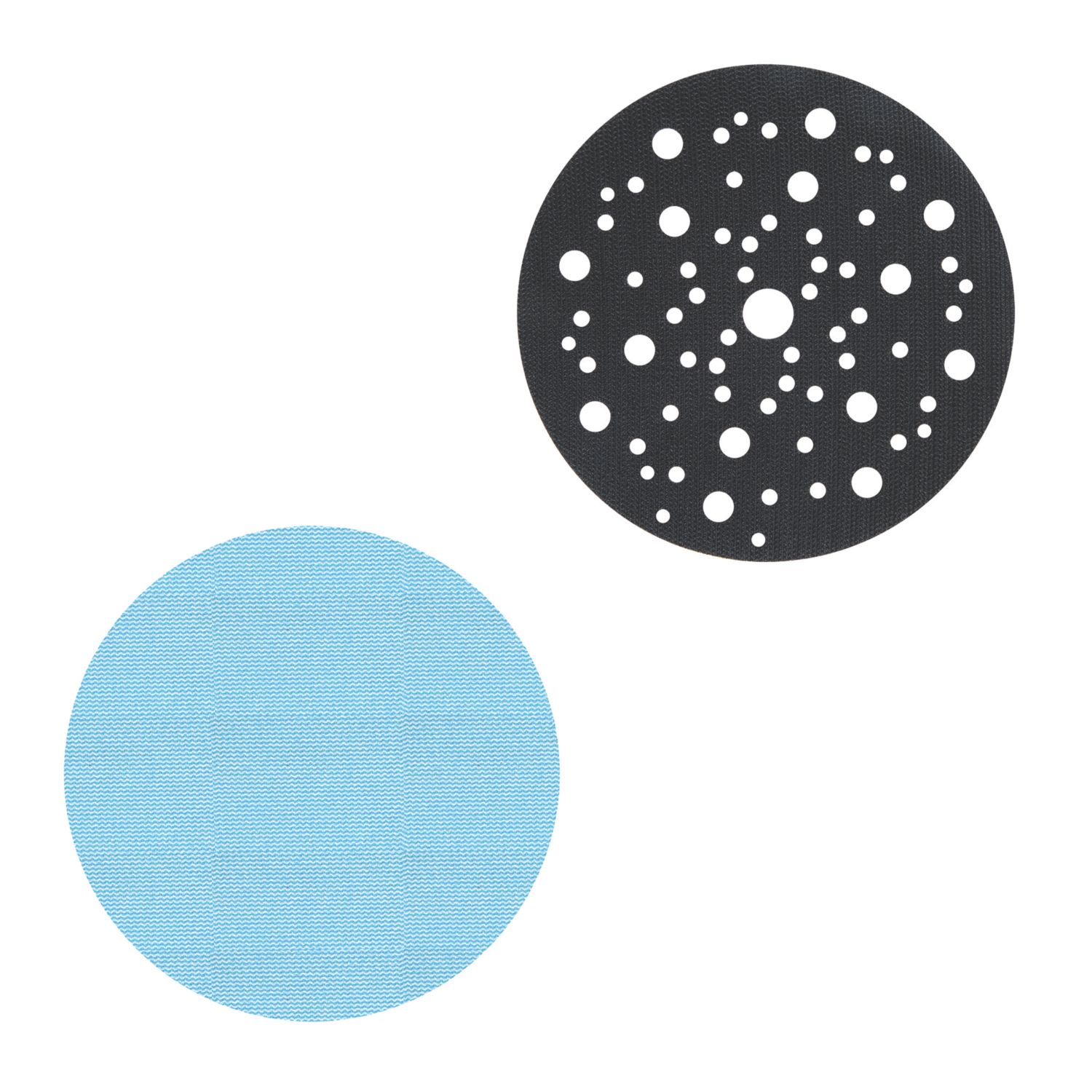 Trend Pro Mesh AB/125/M7/P 80 / 120 / 180 Grit Mesh Multi-Material Sanding Discs 125mm 7 Pack (668AF)