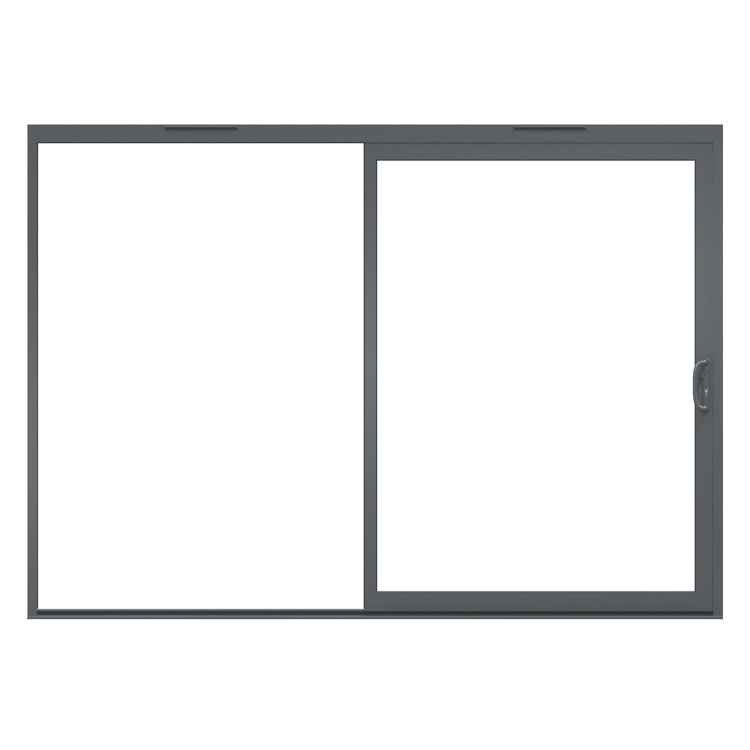 Green & Taylor Right-Handed Grey Metal Sliding Patio Door 2090mm x 2990mm (668CT)