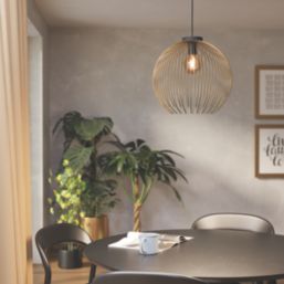 Eglo Venezuela Pendant Light Black/Gold