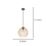 Eglo Venezuela Pendant Light Black/Gold