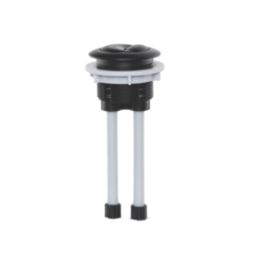 ETAL Matt Black Click‑Clack Bath & Basin Waste Pack