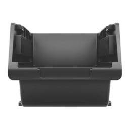 Bunker Load-Up Stack Storage Bins 1.00Ltr Black 6 Piece Set
