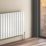 Reina Flat Double 600mm x 810mm 2821BTU White Horizontal Designer Radiator