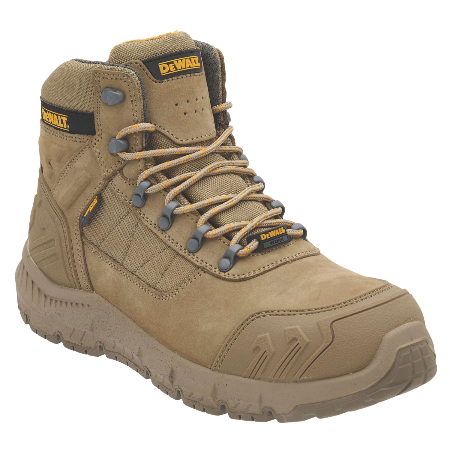 DEWALT Milburn Size 8 Stone Waterproof Steel Toe Cap Safety Boots (668EJ)