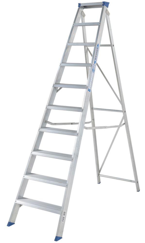 Werner  Aluminium 10-Treads Swingback Stepladder 1.61m