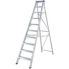 Werner Aluminium 1.61m 10 Step Swingback A Frame Step Ladder
