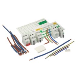 Schneider Electric Easy9 Compact 18-Module 9-Way Part-Populated High Integrity Dual RCD Consumer Unit with SPD