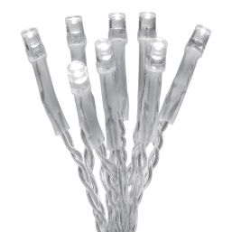 300 LED Indoor & Outdoor Ice White Icicle Christmas Lights