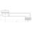 McAlpine WCLO-40 Rigid 400mm Offset ABS WC Connector White 530mm