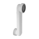 McAlpine WCLO-40 Rigid 400mm Offset ABS WC Connector White 530mm