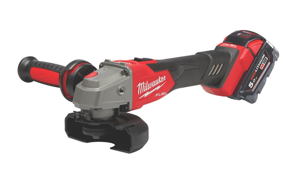 Milwaukee M18 FSAG115XB 501X 18V 1 x 5.0Ah Li Ion RedLithium 4 1 2