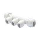 Hep2O  Plastic Push-Fit Reducing 3 Port Keyless Manifold (Same Side) 22mm x 15mm