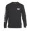CAT Trademark Banner Long Sleeve T-Shirt Black X Large 46-48" Chest