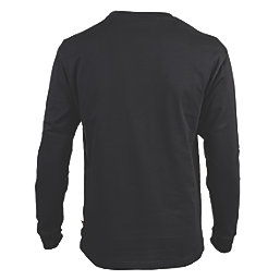 CAT Trademark Banner Long Sleeve T-Shirt Black X Large 46-48" Chest