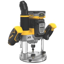 DEWALT DCW620H2-GB 18V 2 x 5Ah Li-Ion PowerStack 1/4" & 1/2" Brushless Cordless Plunge Router