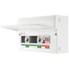 British General Fortress 8-Module 8-Way Part-Populated High Integrity Dual RCD Consumer Unit with SPD