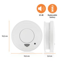 Smartwares  10.044.62 Battery Standalone Smoke Alarm