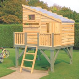 Shire Command Post 6' x 6' (Nominal) Shiplap T&G Timber Playhouse