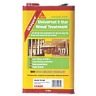 Sika  Sikagard Universal 5 Star Wood Treatment Clear 5Ltr