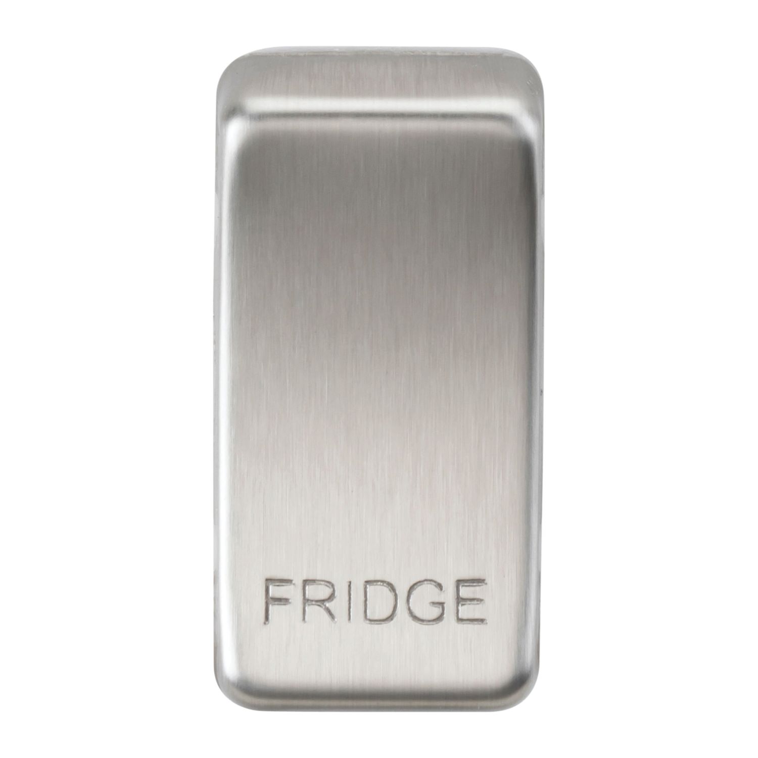 Knightsbridge 'FRIDGE' Switch Cover Brushed Chrome (669CT)