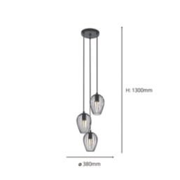 Eglo Newtown Pendant Light Black