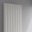 Reina Loco Double 1800mm x 375mm 4097BTU White Vertical Designer Radiator