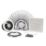 Xpelair Airline ALL100 4" Axial Inline Bathroom Shower Extractor Fan Kit With LED Light  White / Chrome 220-240V
