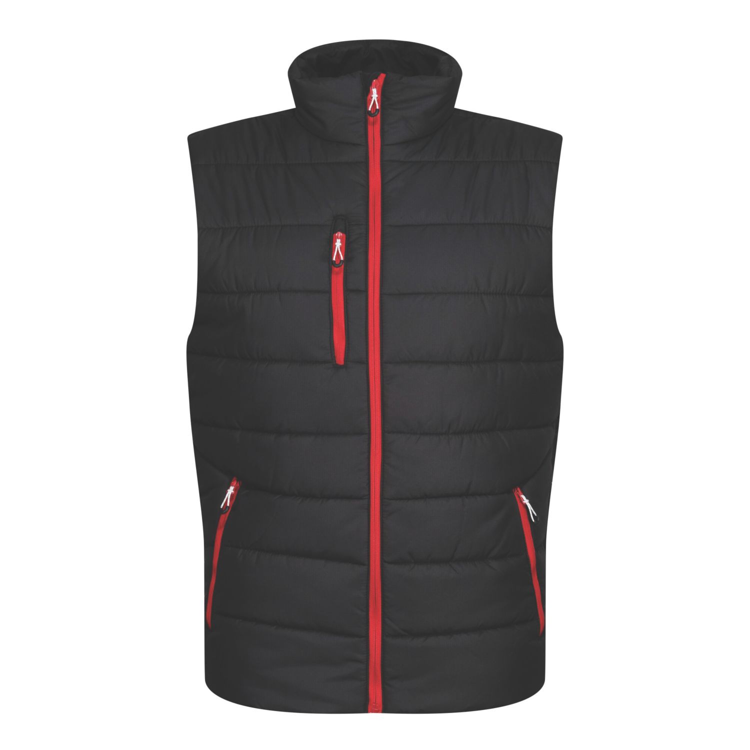 Regatta Navigate Thermal Bodywarmer Black/Classic Red Small 37.5" Chest (669HW)