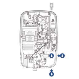 Triton Trance 3 Matte Black 10.5kW  Electric Shower