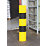 Addgards BolYelblk215 Bollard Sleeve Yellow & Black 215mm x 215mm