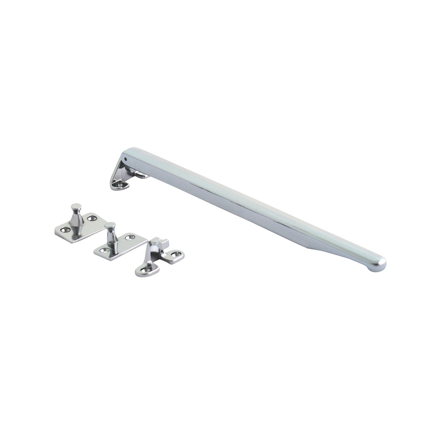 Fab & Fix Classic Non-Locking Window Stay Bar Polished Chrome 280mm (669KR)