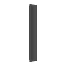 Reina 1800mm x 290mm 3449BTU Anthracite Vertical 3 Column Radiator
