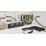 British General Evolve 13A 1-Gang SP Switched Socket + 2.1A 10.5W 2-Outlet Type A USB Charger Brushed Steel with White Inserts