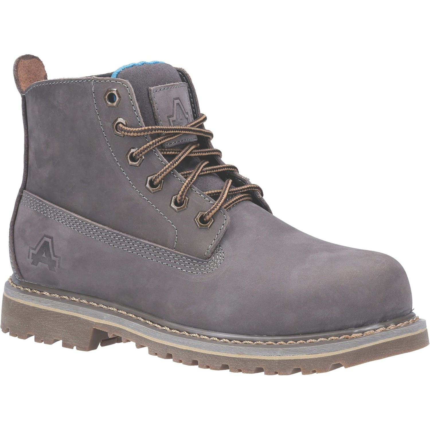 Amblers AS105 Mimi Size 3 Womens Grey Steel Toe Cap Safety Boots (669TV)