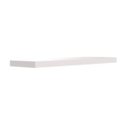 RB UK White Floating Shelf 600mm x 235mm x 38mm