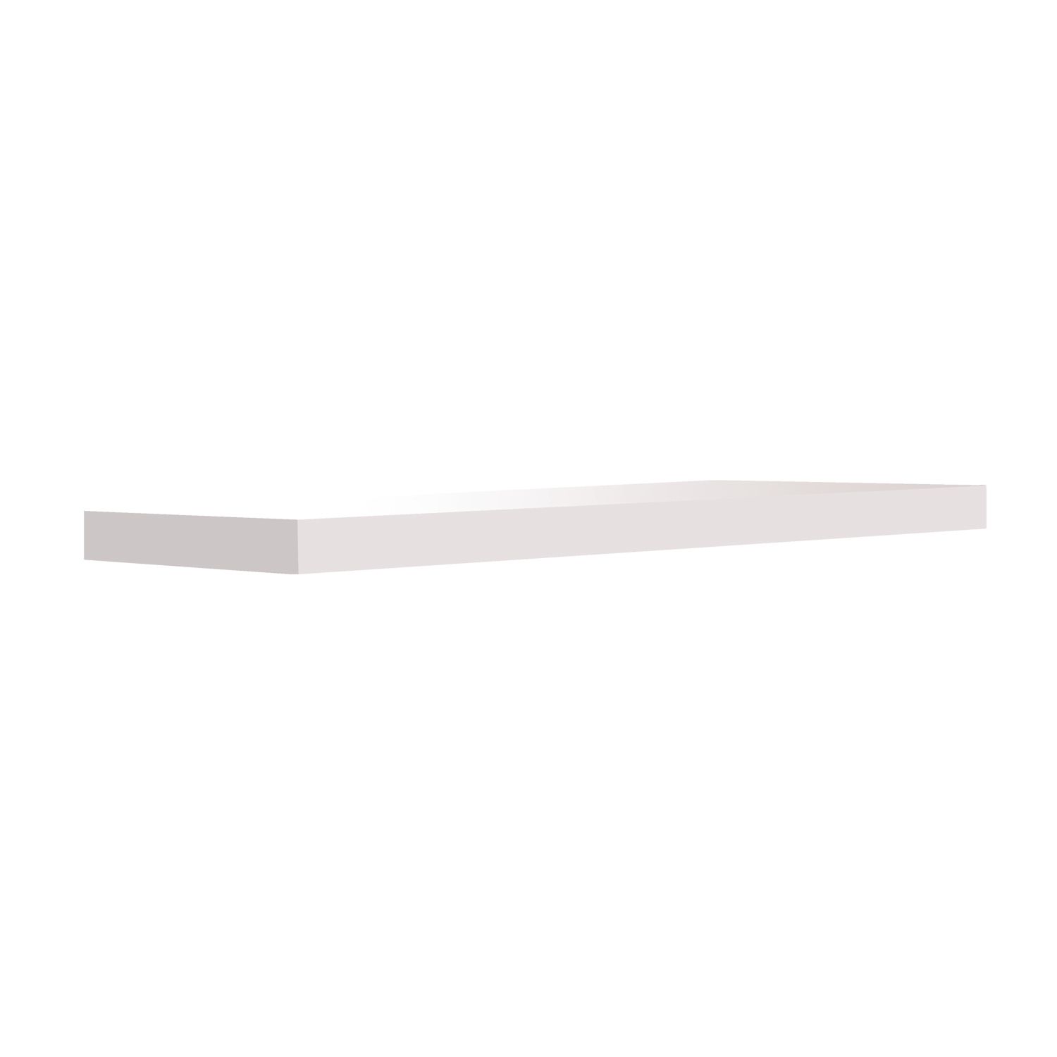 RB UK White Floating Shelf 600mm x 235mm x 38mm (669VJ)
