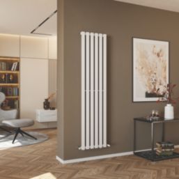 Azur Ilios 1800mm x 448mm 2966BTU White Vertical Designer Radiator