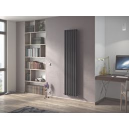Ximax Fortuna 1800mm x 294mm 2109BTU Anthracite Vertical Designer Radiator