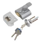 Smith & Locke   Traditional Night Latch Satin Chrome 40mm Backset