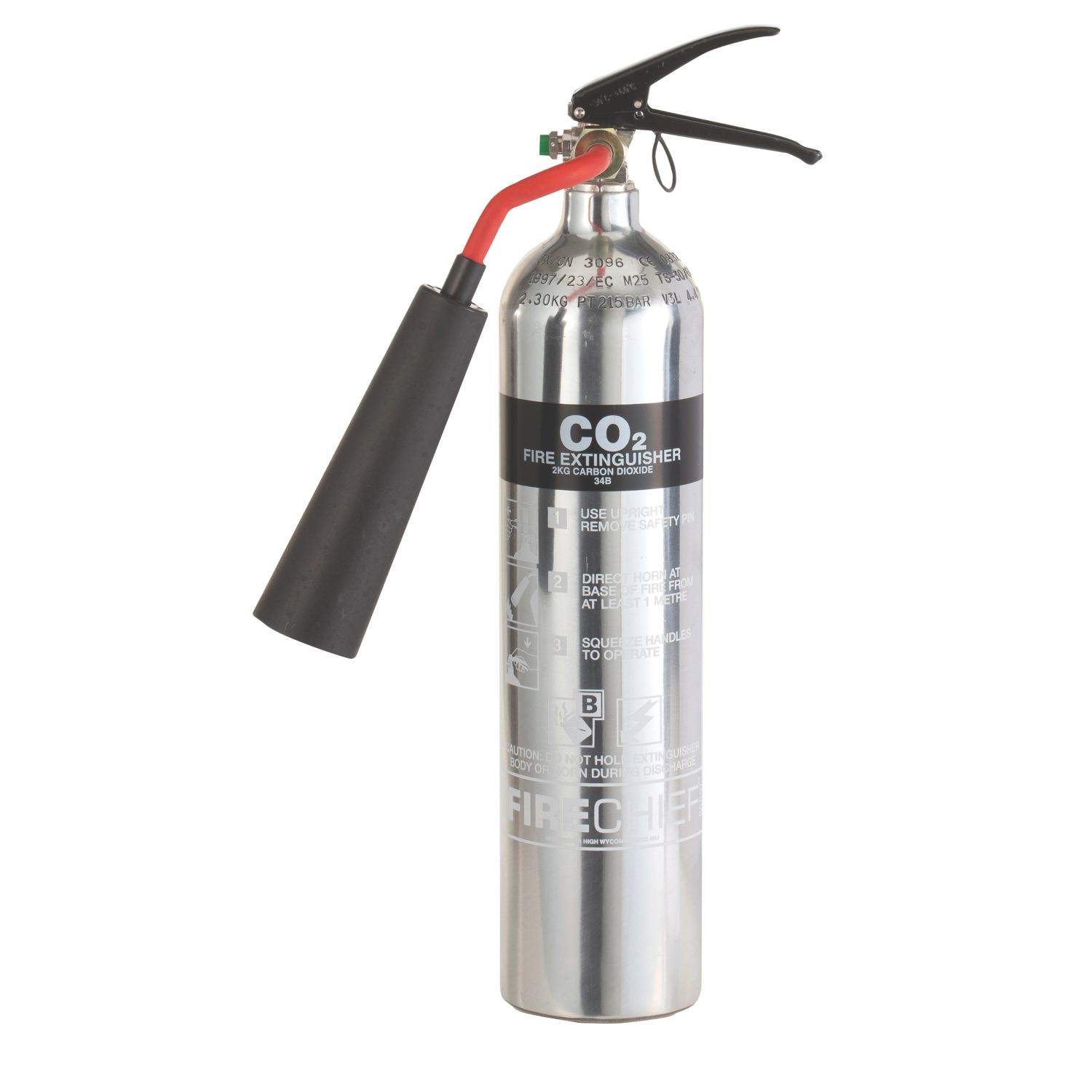 Firechief PXC2 CO2 Fire Extinguisher 2kg (6709T)