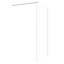 Palermo  Semi-Framed Showerwall Glass Chrome 1200mm x 1950mm