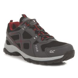 Regatta Vendeavour Size 11  Granite / Rio Red Waterproof  Non Safety Trainers