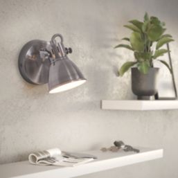 Eglo Seras LED 1-Light Spotlight Antique Nickel/Cream 2.8W 250lm