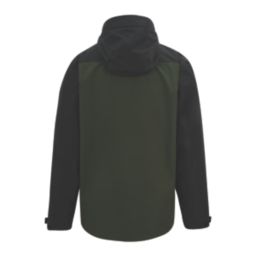 Regatta Calderdale Waterproof Jacket Dark Khaki / Black 3X Large Size 58.6" Chest