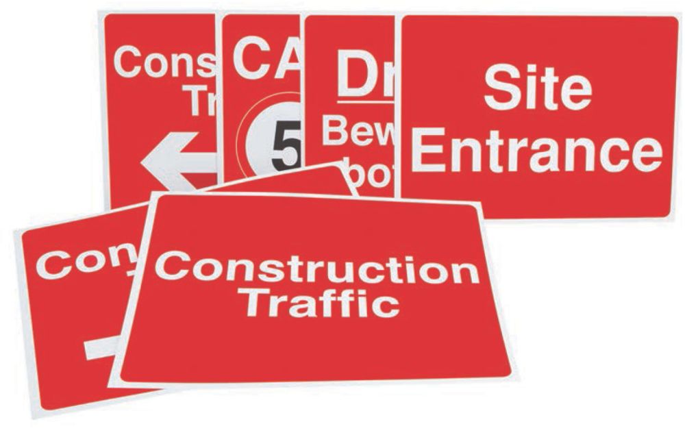 Vehicle Sign Kit 450mm x 600mm 6 Pack