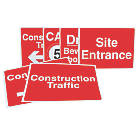 Vehicle Sign Kit 450mm x 600mm 6 Pack