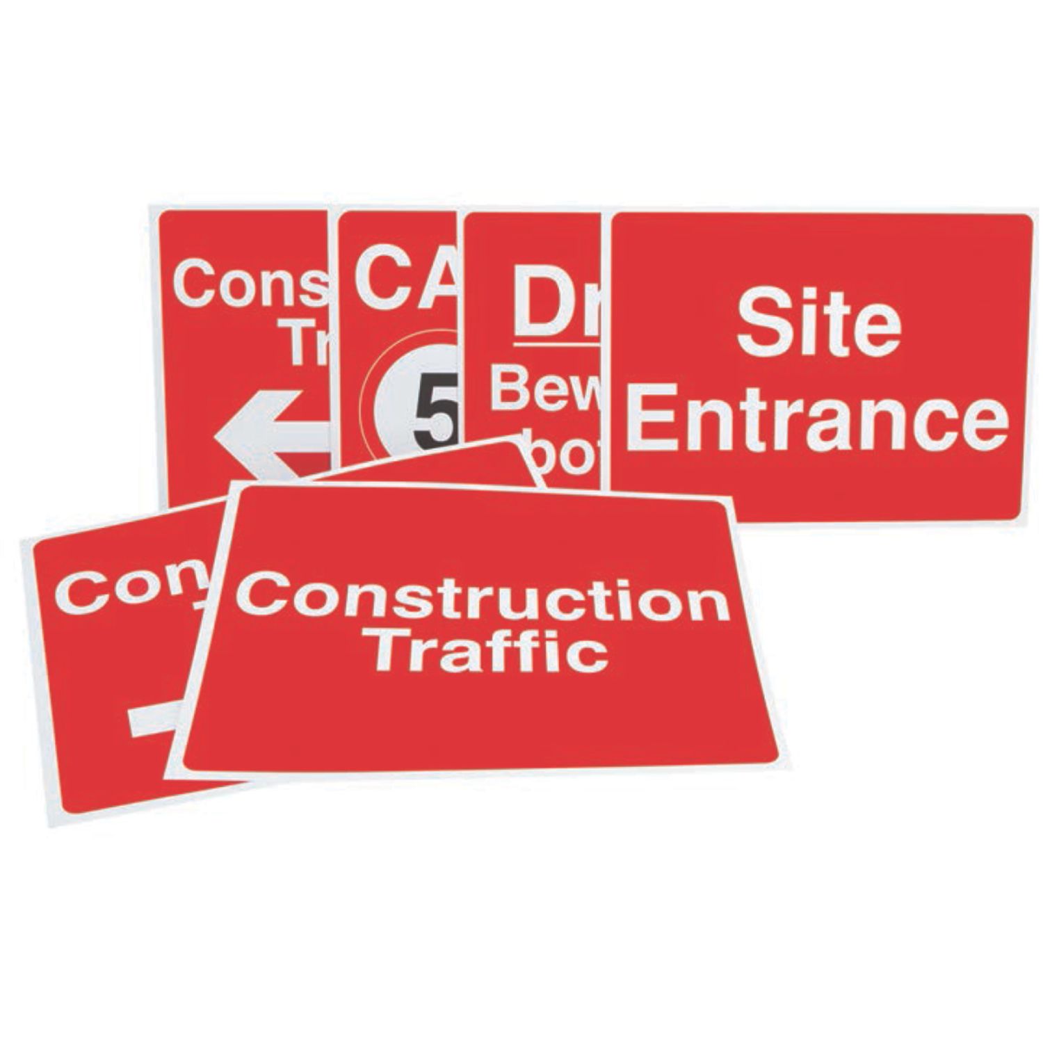 Essentials Vehicle Sign Kit 450mm x 600mm 6 Pack (670FX)
