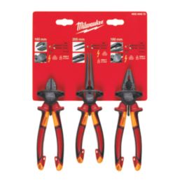 Milwaukee  VDE Pliers Set 3 Pieces