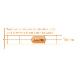 Axiome Twinwall Polycarbonate Roofing Sheet Clear 690mm x 16mm x 1000mm