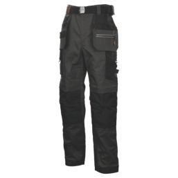 Scruffs Pro Flex Holster Work Trousers Graphite 36" W 30" L